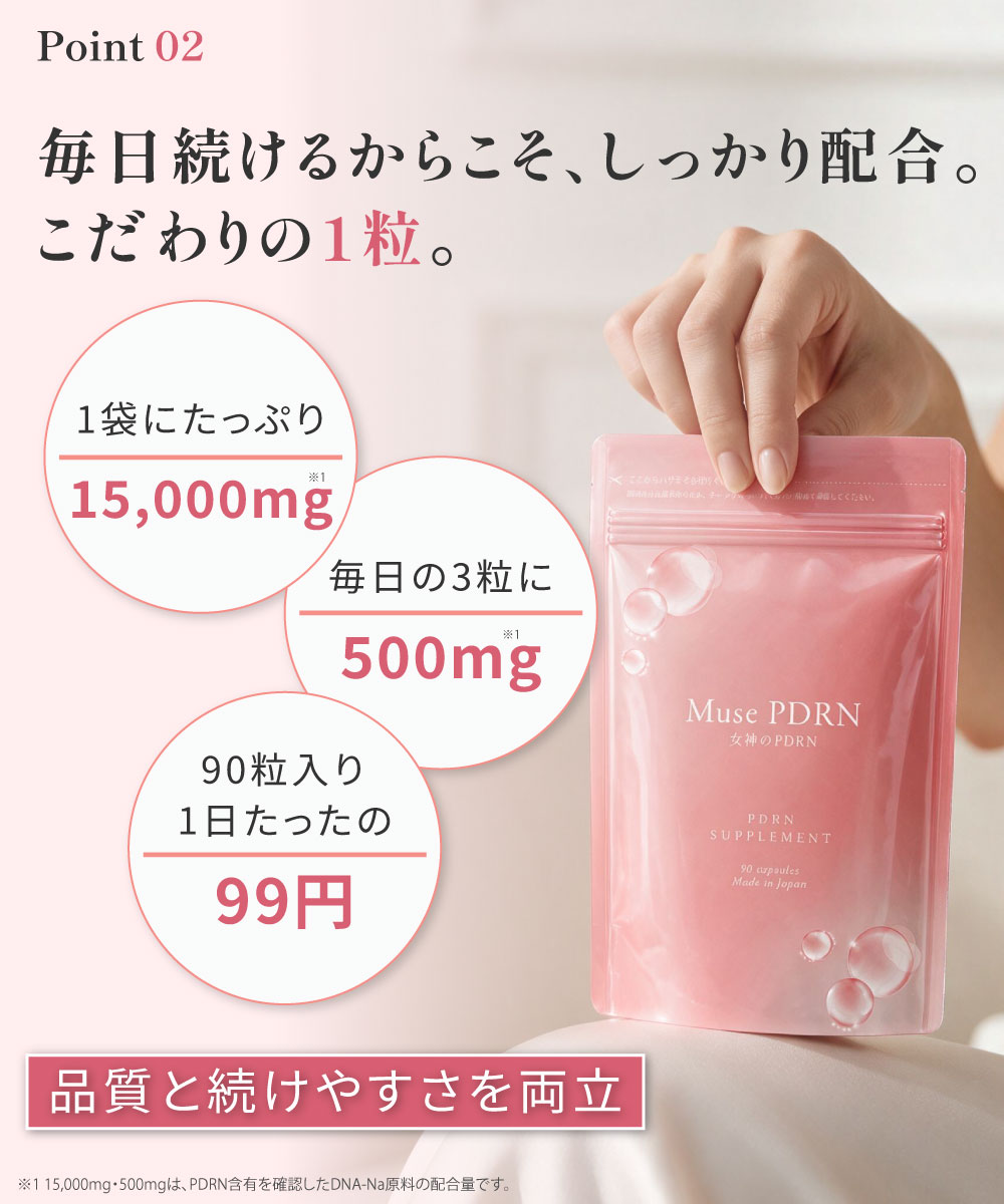 Point02 こだわりの1粒