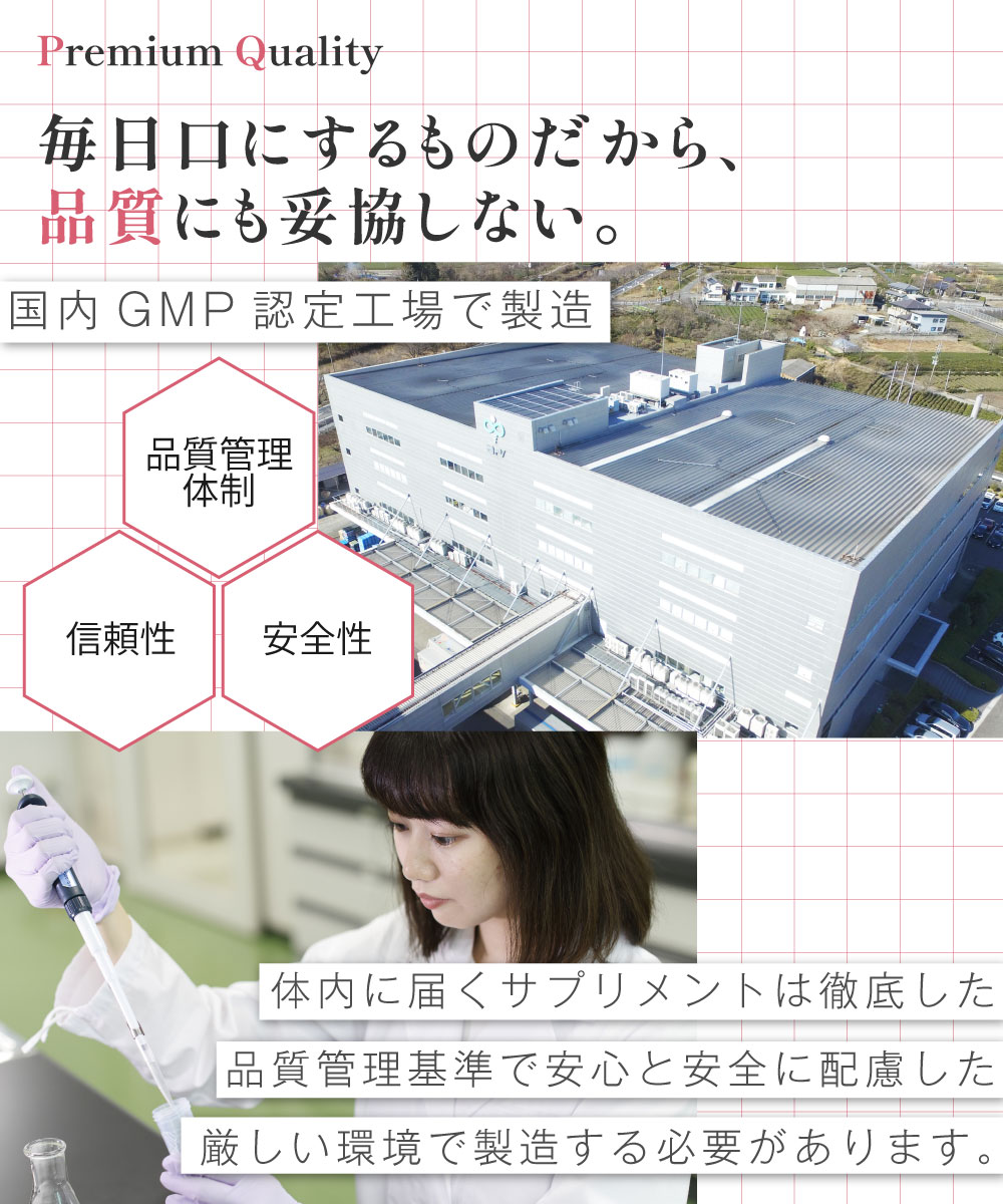 Premium Quality GMP認定工場
